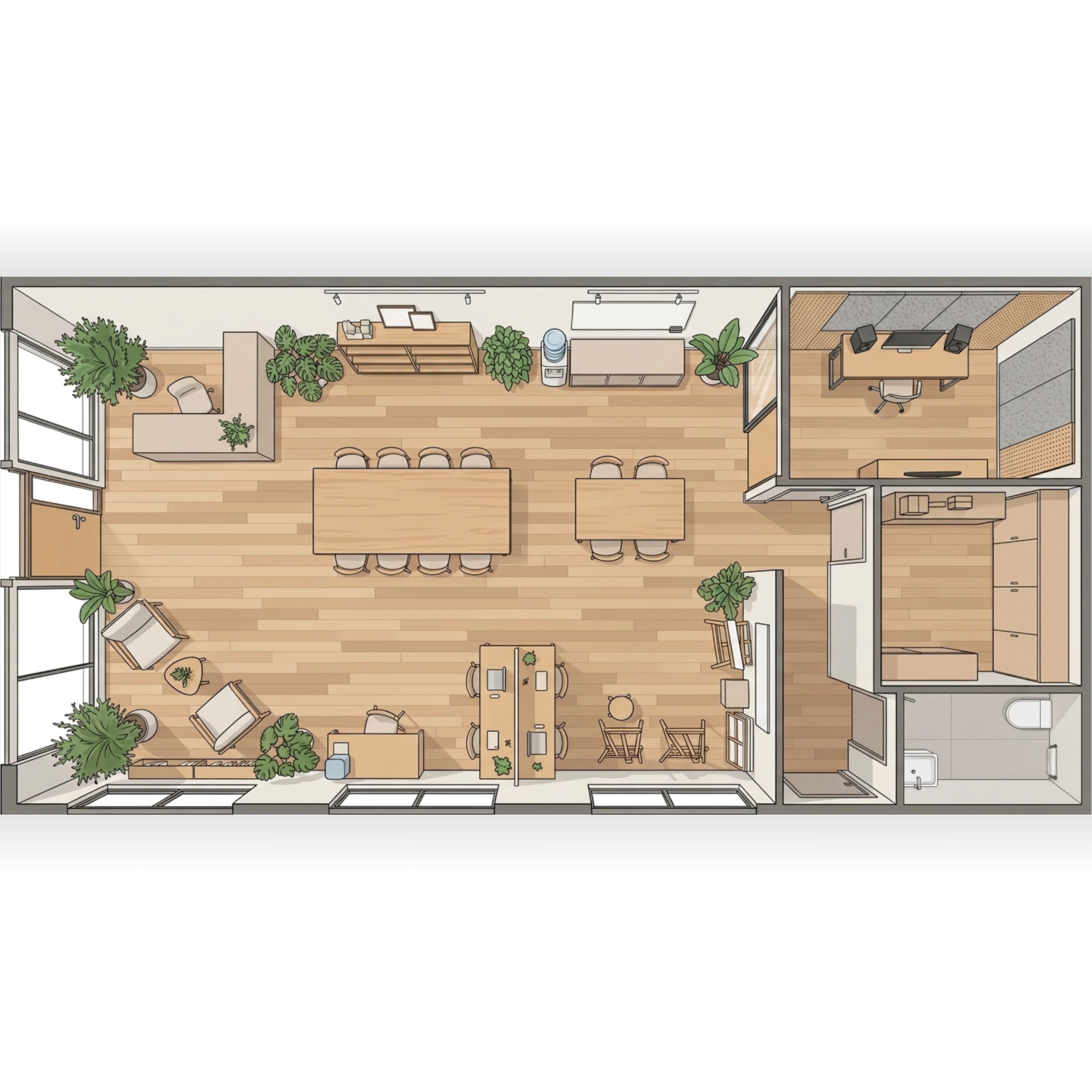 Blueprint of First Room